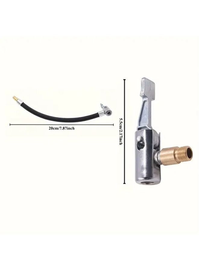 Quick Inflation Extension Hose with Inflatable Chuck for Car Tire Pump - Image 2