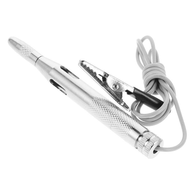 Healifty أداة اختبار دوائر السيارات، جهاز اختبار كهربائي بجهد 6-24 فولت، مزود بقطب استكشاف نحاسي مغطى بمادة معدنية، لقياس دوائر الطاقة لمرحلات إشعال السيارات وأجهزة التحكم فيها، وتُستخدم في تشخيص أعطال المركبات. - Image 1