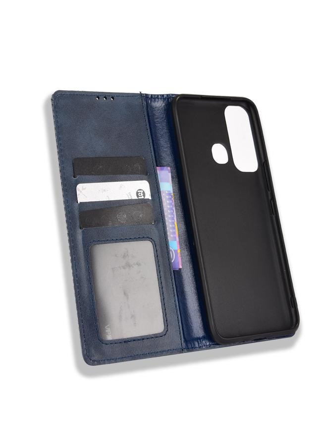 S-TOP Case For Infinix Hot 11 Magnetic Buckle Retro Texture Leather Phone Case - Image 4