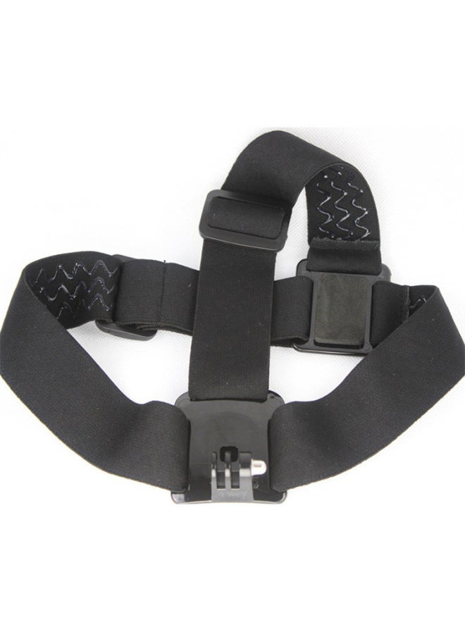 Generic GOPRO DJI Small Ant Sports Camera Head-mounted Fixed Bracket Non-slip Three Rubber Head Belt Head Wear-Color:A Glued Smooth Surface - Image 3