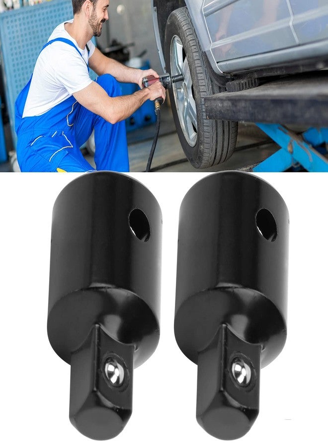 ناروت مجموعة محولات المقبس، مجموعة مفتاح ربط المقبس من قطعتين مجموعة محولات التأثير محول مقبس التأثير من الفولاذ عالي الكربون مجموعة محولات المقبس من 1/2 إلى 3/8 مجموعة محولات المقبس القفل لأداة التحويل - Image 2