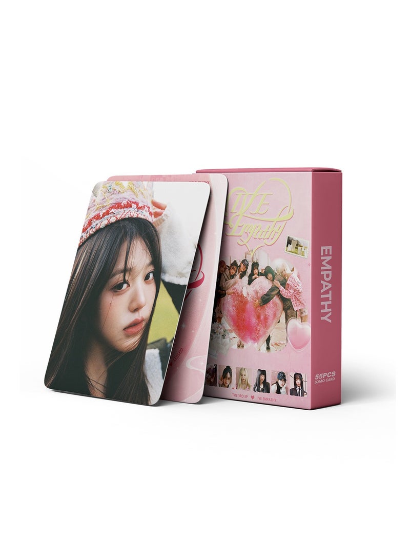 NIBEMINENT 55 Pcs Kpop IVE EMPATHY Lomo Cards Card For Fans Collection Gifts - Image 1