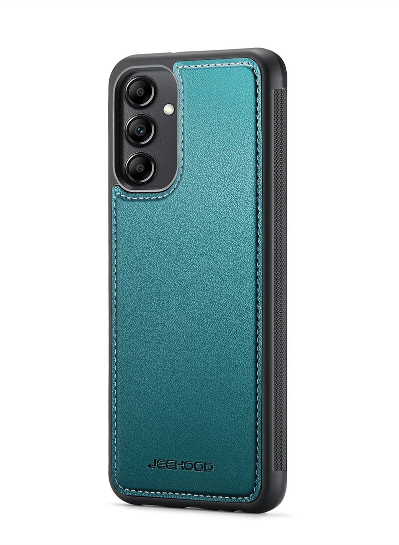 جيهود كيس مي جراب موبايل متوافق مع سامسونج جالاكسي ايه 14 4 جي / 5 جي فاخر من جلد البولي يوريثين غطاء خلفي متوافق مع سامسونج جالاكسي ايه 14 4 جي / 5 جي - اخضر - Image 1