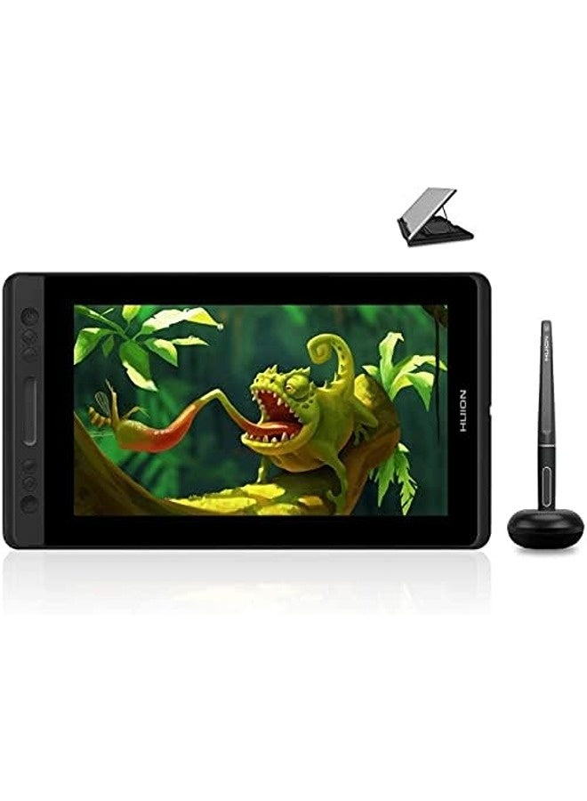 HUION Kamvas Pro 12 Drawing Tablet with Screen – 11.6-Inch Full-Laminated Pen Display, Battery-Free Stylus, 8192 Pen Pressure, Adjustable Stand, Professional Graphics Monitor - Black - Image 1