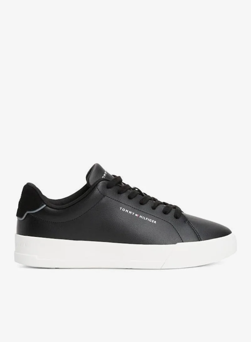TOMMY HILFIGER COURT LEATHER TRAINERS