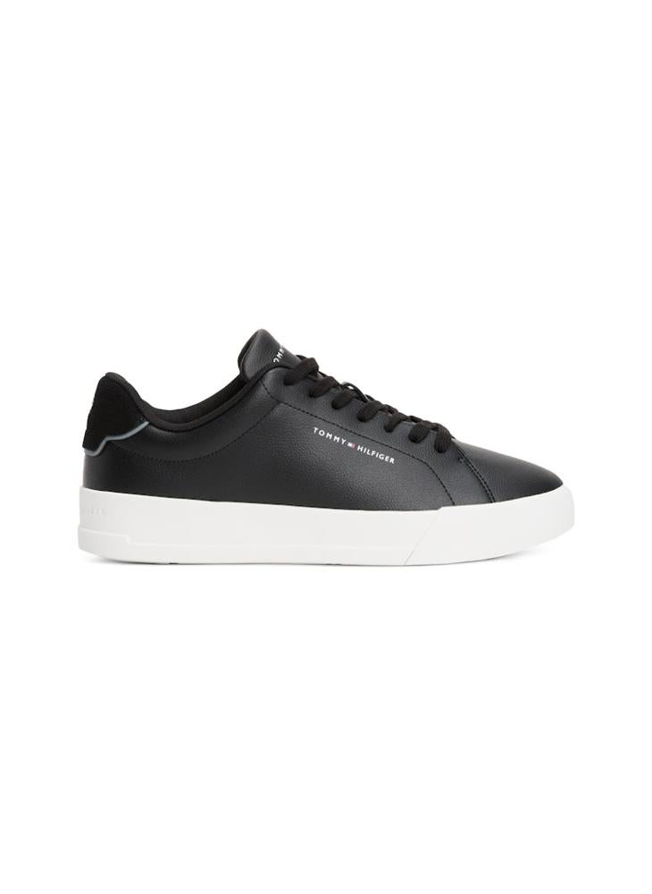 TOMMY HILFIGER COURT LEATHER TRAINERS  - Image 1