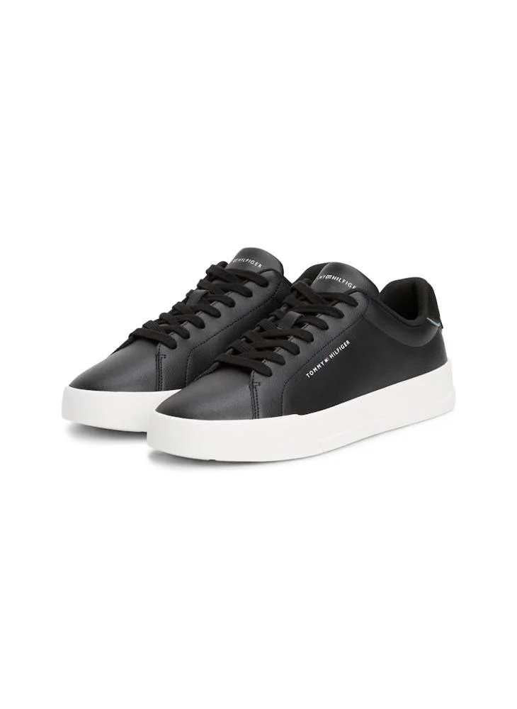 TOMMY HILFIGER COURT LEATHER TRAINERS