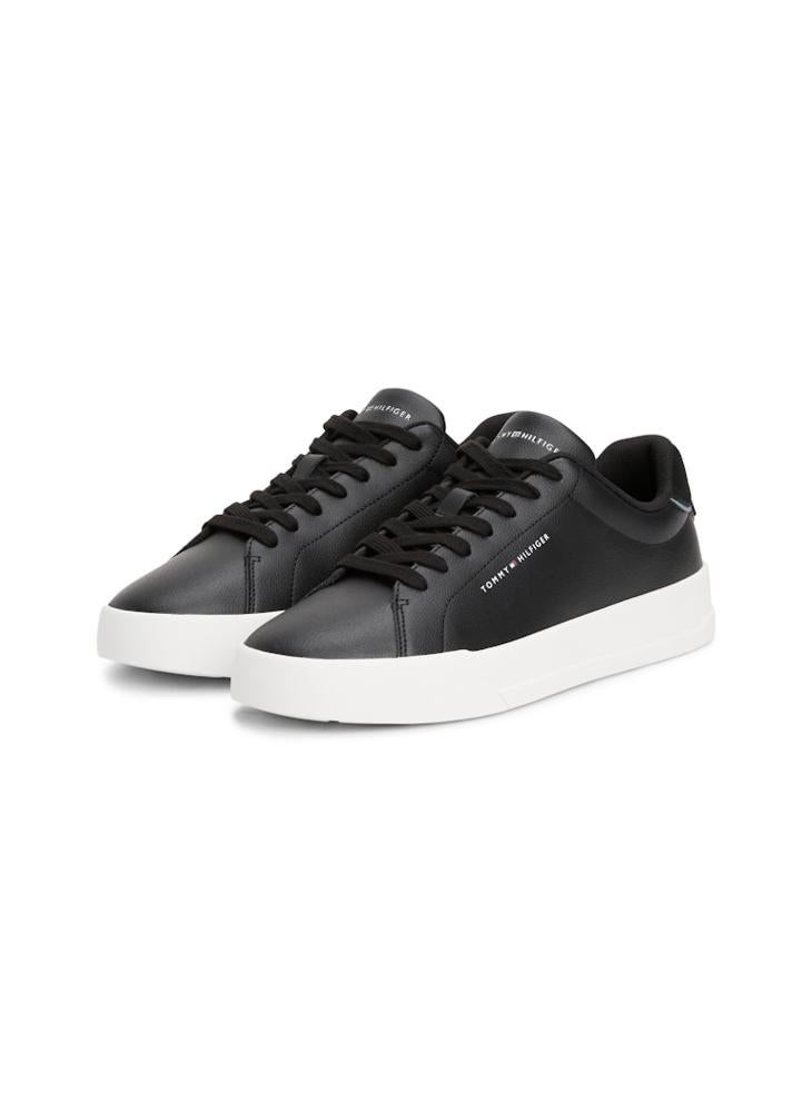 TOMMY HILFIGER COURT LEATHER TRAINERS  - Image 4