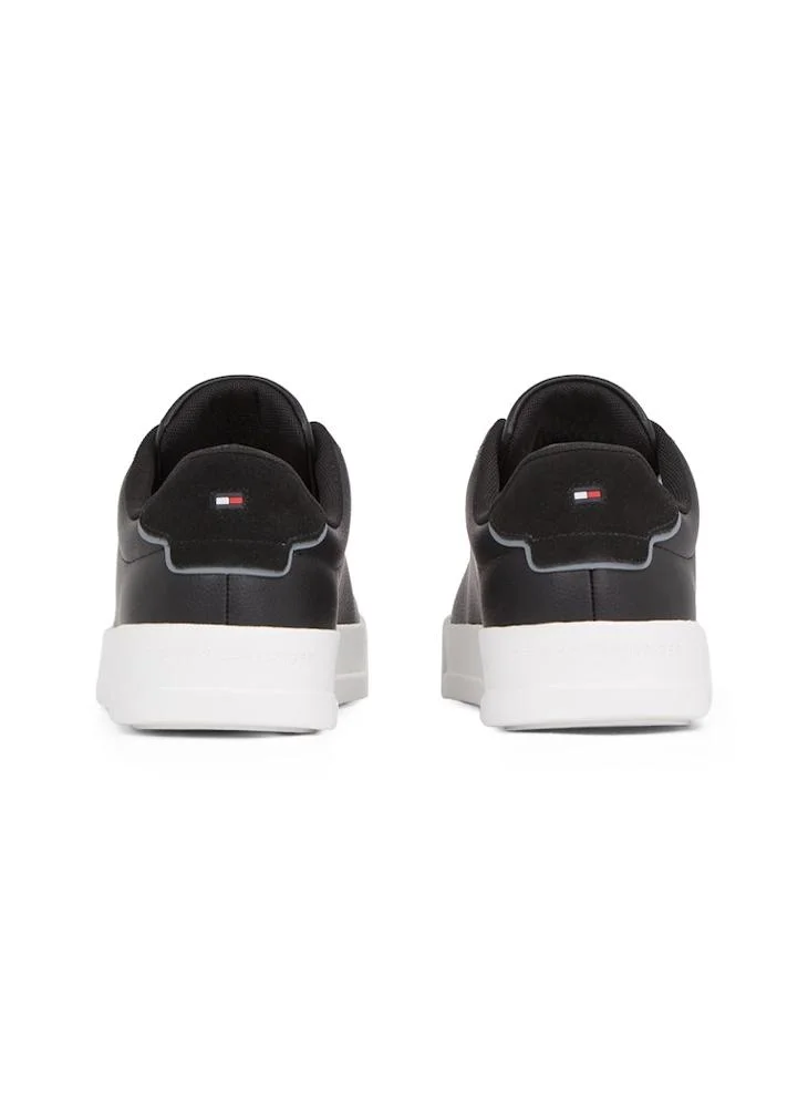 TOMMY HILFIGER COURT LEATHER TRAINERS