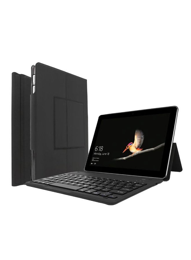 NIBEMINENT Bluetooth Keyboard With Case Cover For Microsoft Surface Go 10 Black  - Image 1