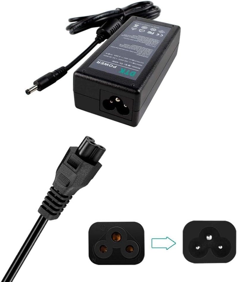 DTK كابل طاقة رئيسي عالي الأداء من DTK من نوع IEC 320 C5 CloverLeaf للمملكة المتحدة لمحول شحن اللابتوب والمعدات الكهربائية بطول 1.8 متر - Image 4