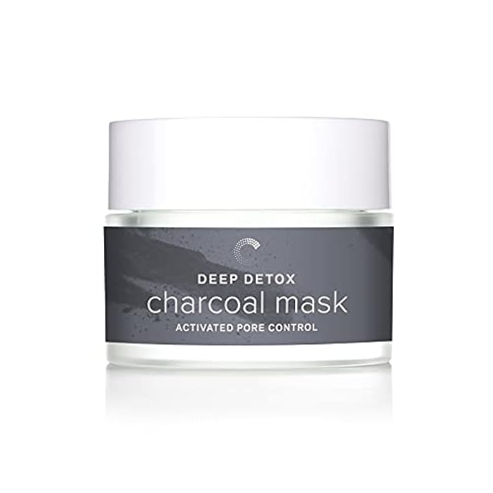 Cosmedica Skincare Deep Detox Activated Charcoal Clay Mask - New! Face mask to target enlarged pores, reduce blackheads, oily skin, blemishes