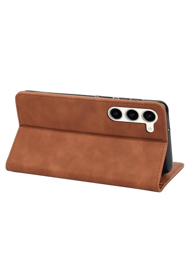 S-TOP Case For Samsung Galaxy S23 5G Skin Feel Splicing Leather Phone Case - Image 5