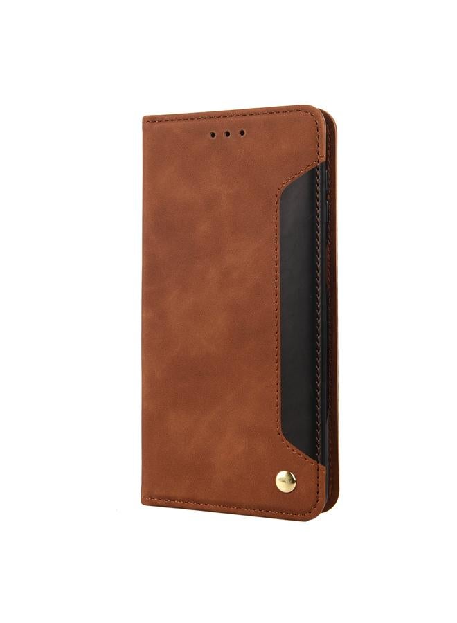 S-TOP Case For Samsung Galaxy S23 5G Skin Feel Splicing Leather Phone Case - Image 2