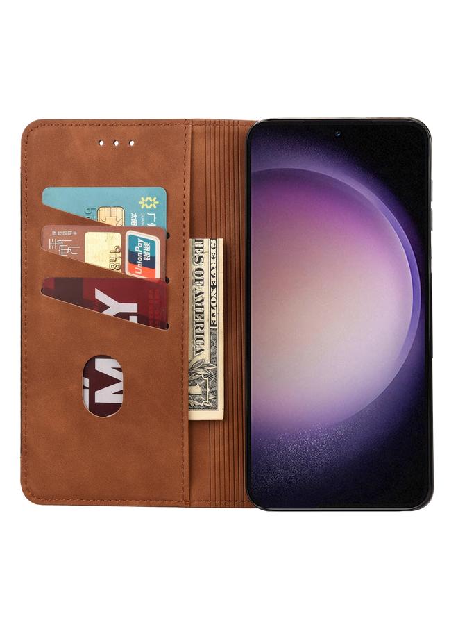 S-TOP Case For Samsung Galaxy S23 5G Skin Feel Splicing Leather Phone Case - Image 4