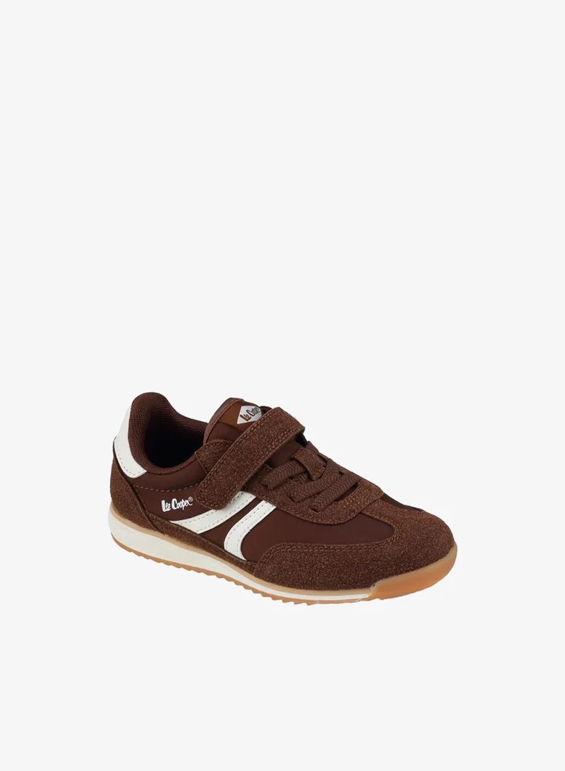 لي كوبر Boys Hook & Loop Ankle Sneakers