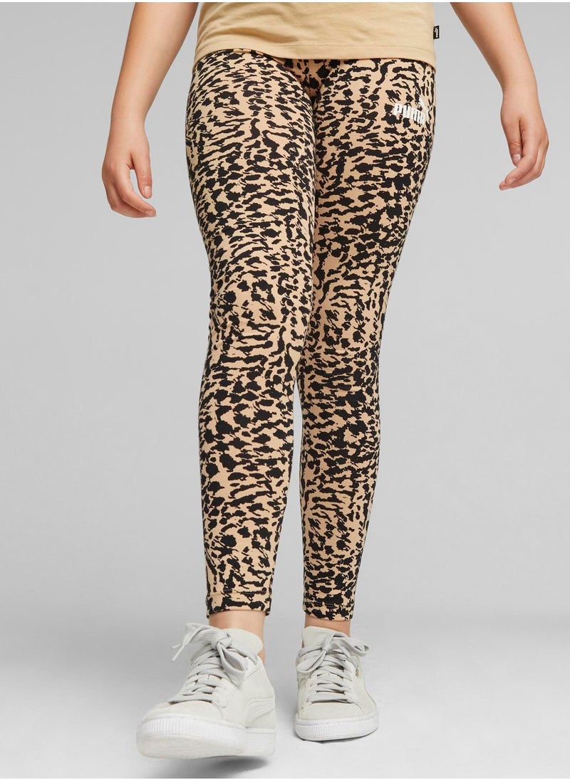 PUMA - Kids Essential Animal Aop Leggings - Image 1