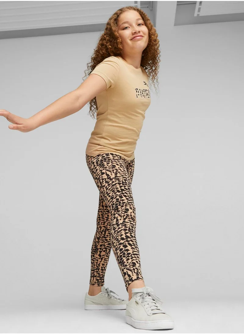 PUMA Kids Essential Animal Aop Leggings