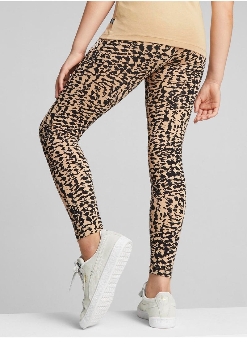 PUMA - Kids Essential Animal Aop Leggings - Image 1