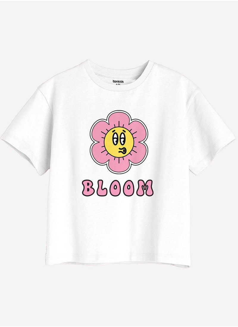 Regular Fit Printed Off-White Cotton T-Shirt For Girls Round Neck Flat Collar Pull On 100 % Cotton - pzsku/Z9825EC2FF11D7CD47C66Z/45/_/1740301291/ece55d5f-7644-4a4c-839d-2e42c8fd43ce