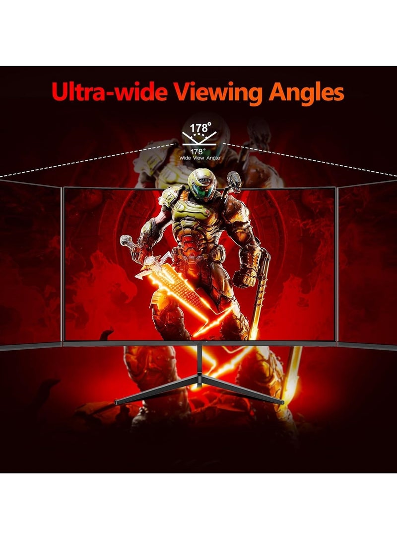 Ahuamty 24 Inch Gaming Monitor 144Hz FHD Computer Monitors VA 2800R 1080P Display Screen with Eye-Care Technology 99% sRGB, HDMI, DP - Image 5