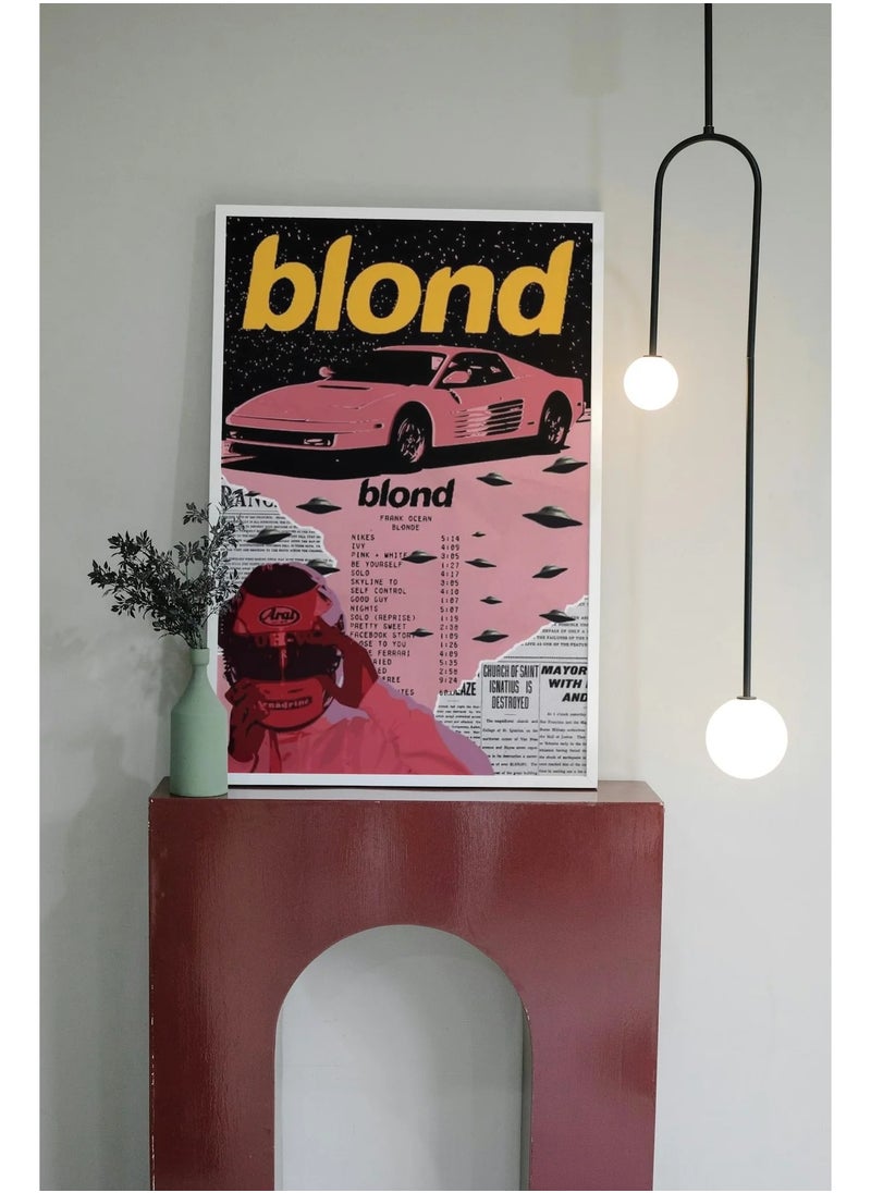 TNESSENTIAL FRANK OCEAN  BLOND  CANVAS POSTER