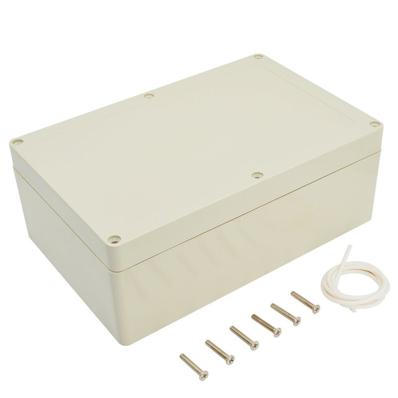 LeMotech Waterproof Dustproof IP65 ABS Plastic Junction Box Universal Electric Project Enclosure Pale Gray 90 x 59 x 34 inch 230 x 150 x 87 mm