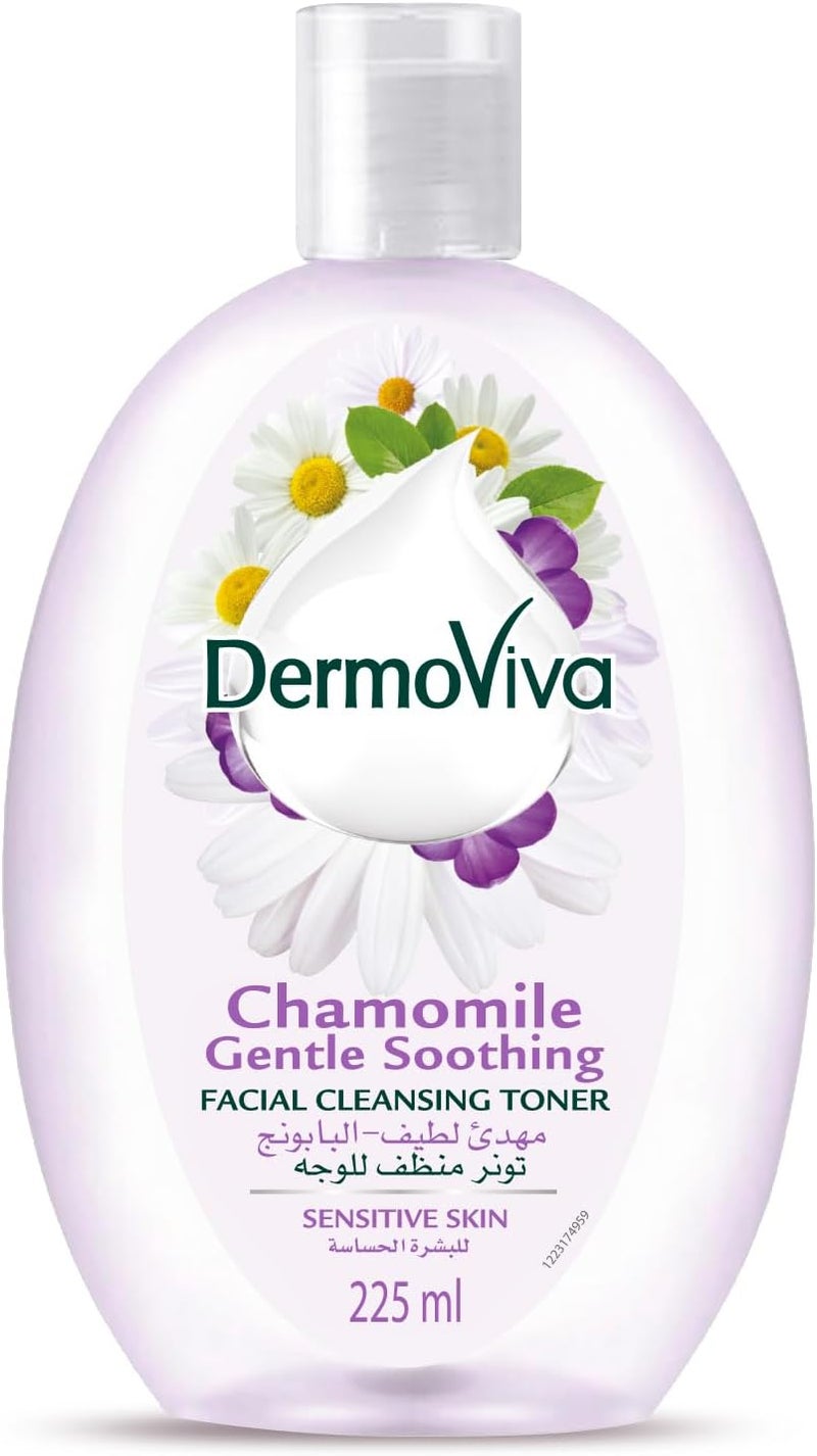 Dermoviva Chamomile Gentle Soothing Facial Cleansing Toner - 225 ml - Image 1