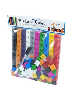 StepsToDo Math Cubes & Face Plates (Pack Of 100). Foundation Kit. With Activity Guide & Pen. Number Building Block. Counting Interlinking Cubes. Creative Fun And Learn For 3+ Years  - Image 2