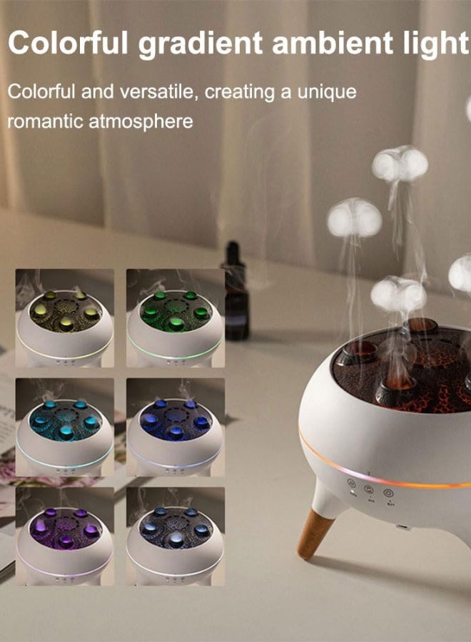 ج ت س آ ل موزع عطر مرطب بشكل قنديل البحر المتحرك – بجهاز تحكم عن بعد،  إضاءة ليلية، تشغيل صامت، رذاذ فائق وميزة الإيقاف التلقائي – مناسب للنوم والمكتب - Image 5