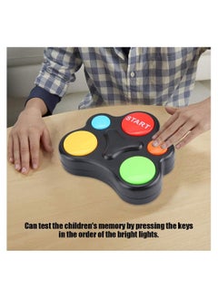 NIBEMINENT Memory Training Game, Kids Electronic Game Plastic Interaction Intelligent Music Light Educational Brain Teaser for Boys Girls  - Image 2