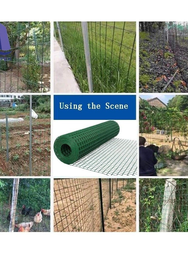ROBUSTLINE Robustline Wire Mesh Fencing, Galvanized Pvc Coated Garden Fencing, Green Steel Nets For Farming Fence, Plant Chicken Wire Fence And Animals Aviaries Hen-Houses Small (3/4" X 4Ft X 12Ft X 19Mm) - Image 4