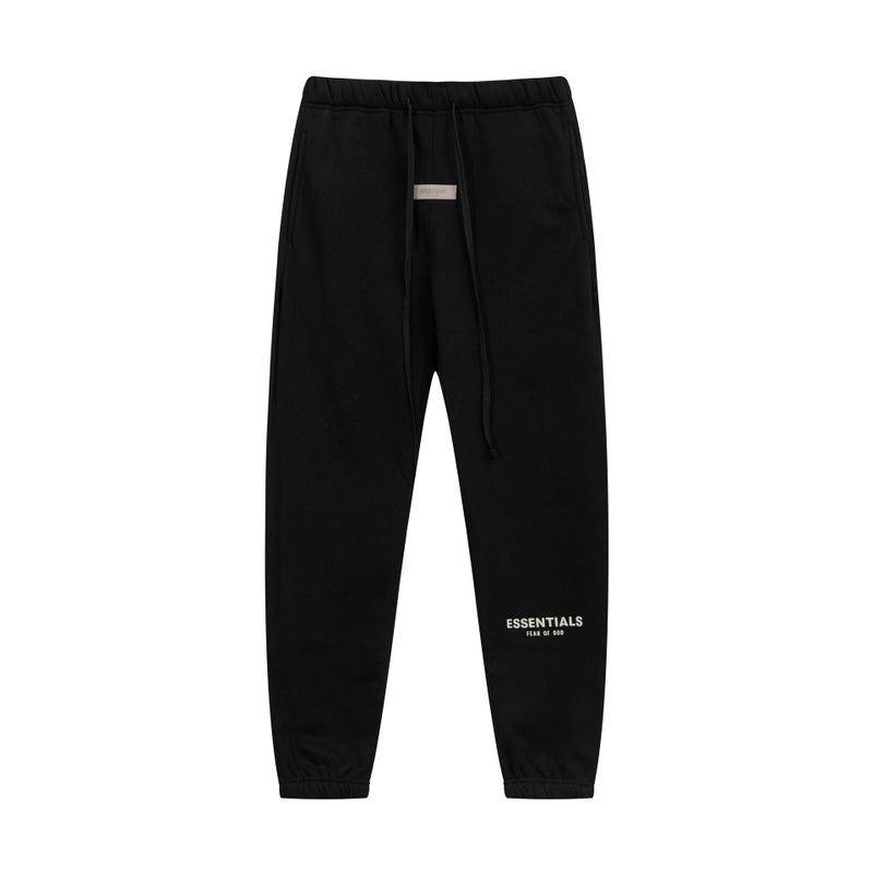 Fog Icon Multi-Line 3M Reflective Pants Drawstring Leg Casual Velvet Sweatpants Men'S And Women'S Straight Pants - Image 1