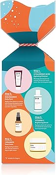 Q+A QA Skincare Heroes Gift Set Bundle Giftset contains Hyaluronic Acid Hydrating Cleanser 75ml Vitamin C Brightening Serum 30ml Ceramide Face Cream 50g and Niacinamide Daily Toner 100ml - Image 3