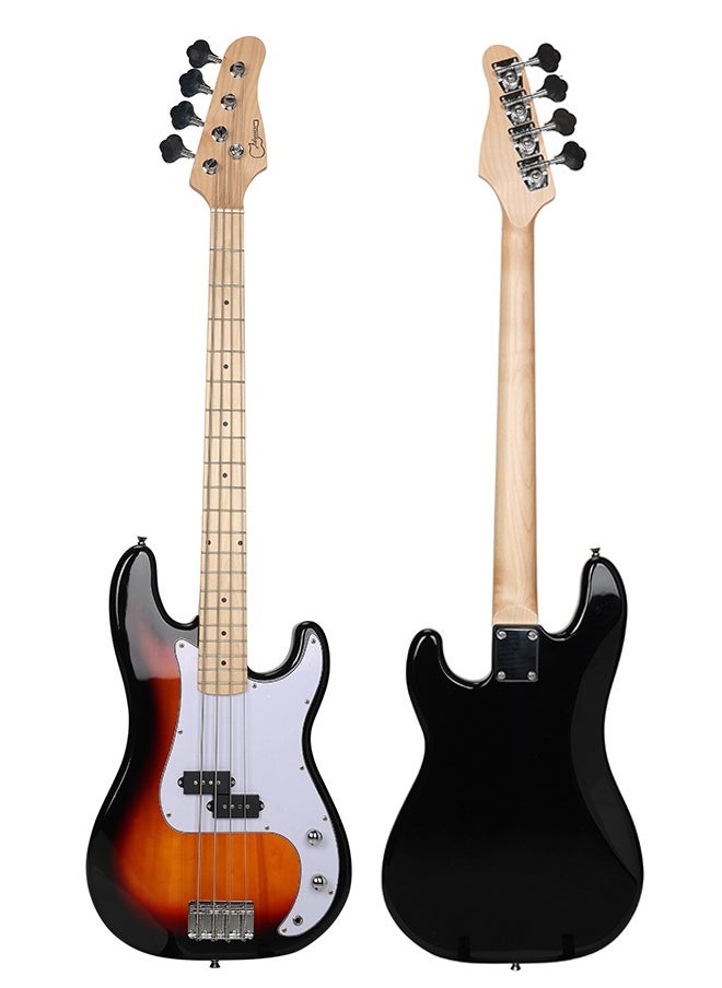 Jidyous Electric Bass Guitar Full Size 4 String with Bass Bag,Strings,Tuner,Strap,Picks and Amp Cord,Sun Colour ﻿  - Image 2