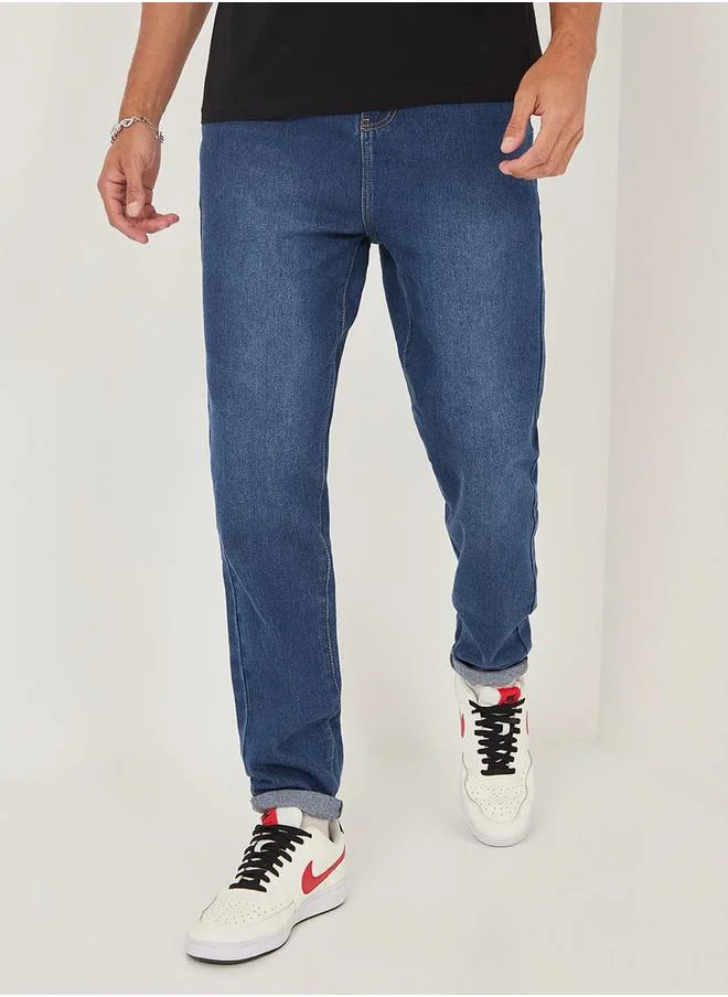 Kotty Slim Fit Light Fade Stretchable Jeans