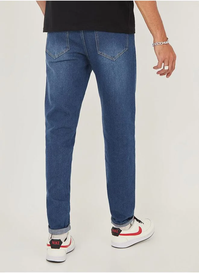 Kotty Slim Fit Light Fade Stretchable Jeans