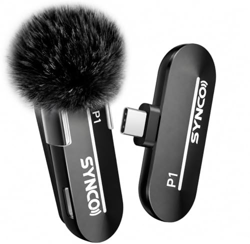 SYNCO Wireless Lavalier Microphone USBC Wireless Microphones for iPhone 15 Andriod Phone P1XT Professional Lapel Mic for Tiktok YouTube Streaming Vlog Video Recording for TypeC Devices - Image 1