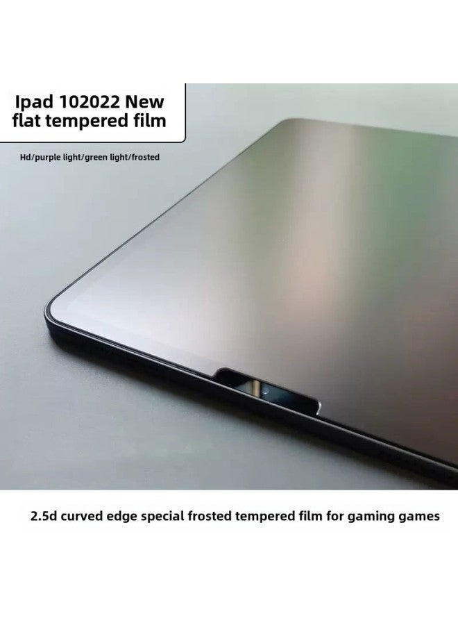 Suitable For Ipad10 Tempered Film HD Frosted Ultra Thin Apple Ipadair5 Flat Plate 2.4d Arc Edge Purple Film-Color:Frosted Arc Edge 】-Dimensions:Old Ipadpro 12.9 Inch 2015-2017】 - Image 1