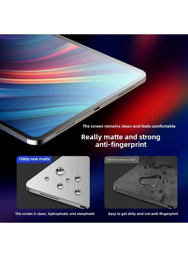 Suitable For Ipad10 Tempered Film HD Frosted Ultra Thin Apple Ipadair5 Flat Plate 2.4d Arc Edge Purple Film-Color:Frosted Arc Edge 】-Dimensions:Old Ipadpro 12.9 Inch 2015-2017】 - Image 2