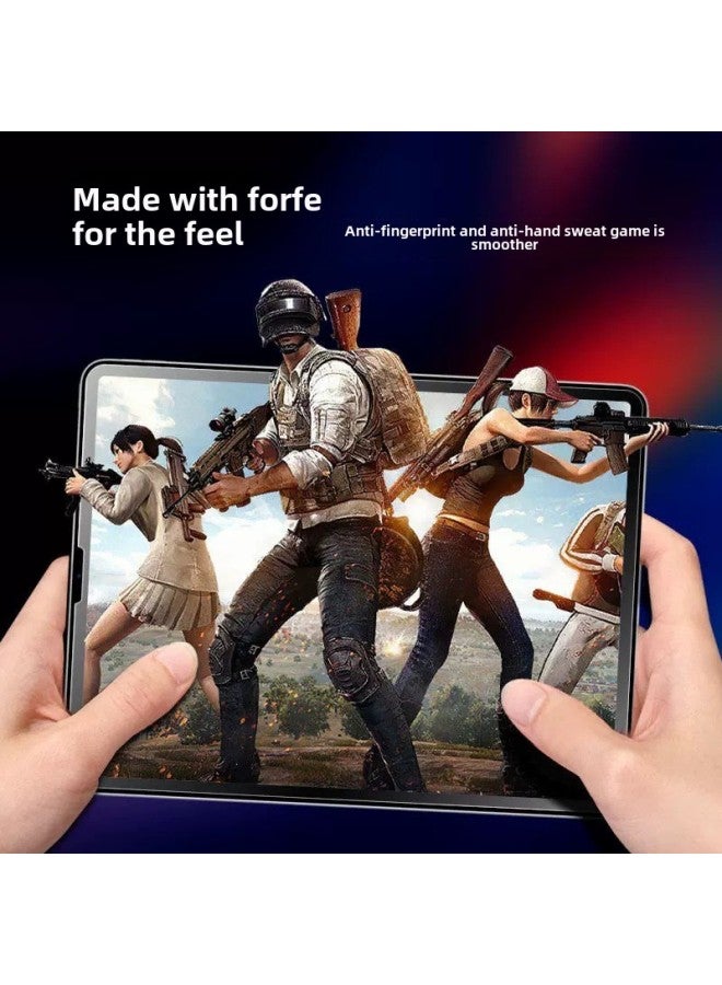 Suitable For Ipad10 Tempered Film HD Frosted Ultra Thin Apple Ipadair5 Flat Plate 2.4d Arc Edge Purple Film-Color:Frosted Arc Edge 】-Dimensions:Old Ipadpro 12.9 Inch 2015-2017】 - Image 4