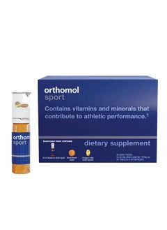 Orthomol Orthomol Sport, 30-Day Supply, Premium Sports Nutrition Supplement with Vitamins A, B, C, D, E, Zinc, Iodine, Coenzyme Q10, L-Carnitine, Omega-3, and Essential Minerals for Optimal Performance  - Image 1