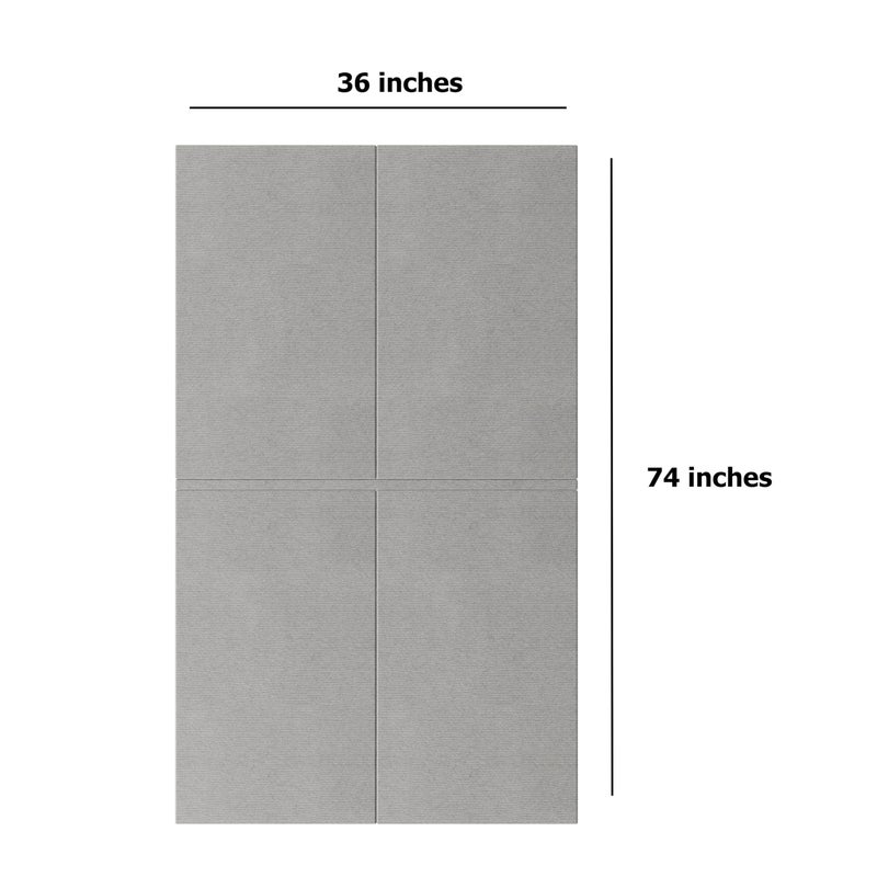 Bedsnus Bunkie Board Twin, Universalsupport Board With Anti-Sag Design For Metal Bed Frame, Platform Beds, Sleeper Sofa And Pull Out Couches, 74"x36" Bunkieboard, Easy Assembly Folable Bed Support Slats - Image 2