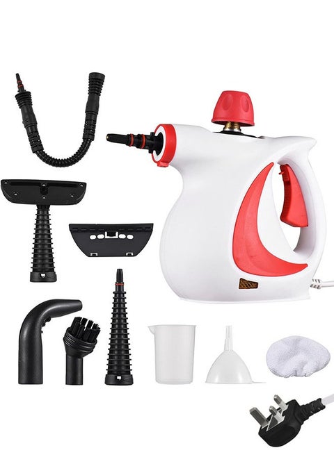 Handheld Steam Cleaner, Pressurized Multi-Purpose Steam Cleaner Fast Heating Time with Safety Lock and 9 Accessory, Chemical Free All Natural Steam Cleaner for Home, Upholstery, Car, Floor and Tile