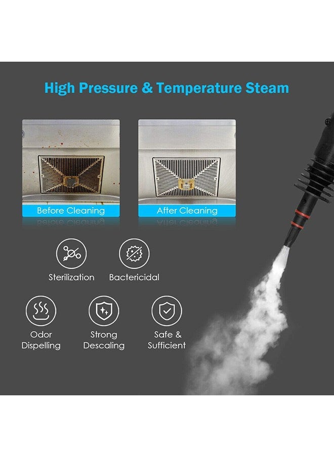 Arabest - Handheld Steam Cleaner, Pressurized Multi-Purpose Steam Cleaner Fast Heating Time with Safety Lock and 9 Accessory, Chemical Free All Natural Steam Cleaner for Home, Upholstery, Car, Floor and Tile - Image 1