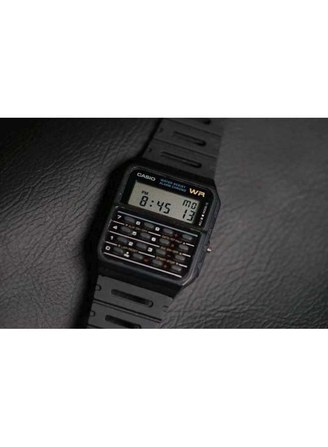 CASIO Men Resin Calculator Digital Watch CA53W-1 - 34 mm - Black - Image 5