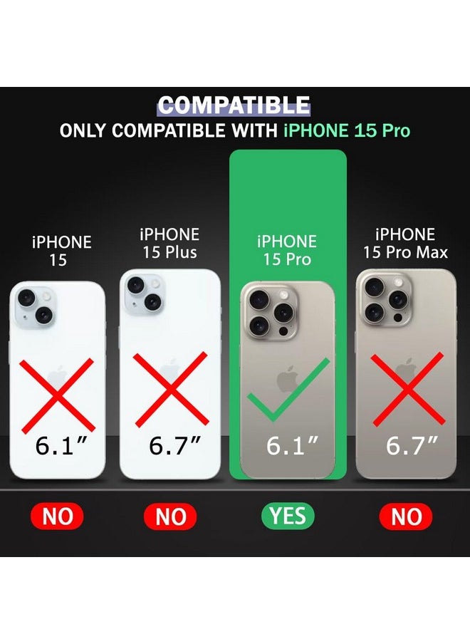 TheGiftKart TheGiftKart Ultra-Hybrid Crystal Clear Back Case Cover for iPhone 15 Pro | Shockproof Design | Camera Protection Bump | Hard Clear Back | Bumper Case Cover for iPhone 15 Pro (PC & TPU, Transparent)  - Image 1