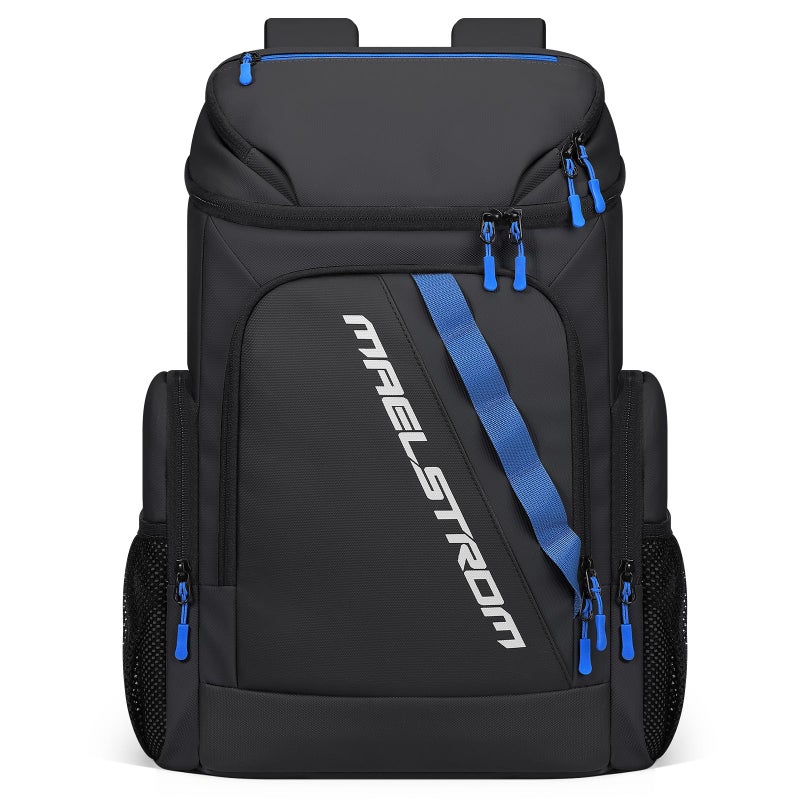Maelstrom Backpack Cooler36 Can Cooler BackpackSoft Cooler Bag Insulated LeakproofLightweight Ice Chest BackpackTravel Cooler Lunch Backpack for CampingHikingBeach Black - Image 2