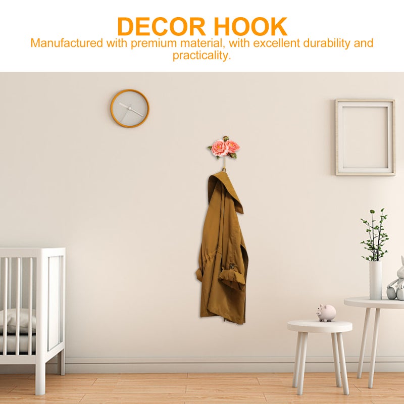 2 pcs Pretty Porch Hook Decor Hook Practical European Style Hnager - Image 4