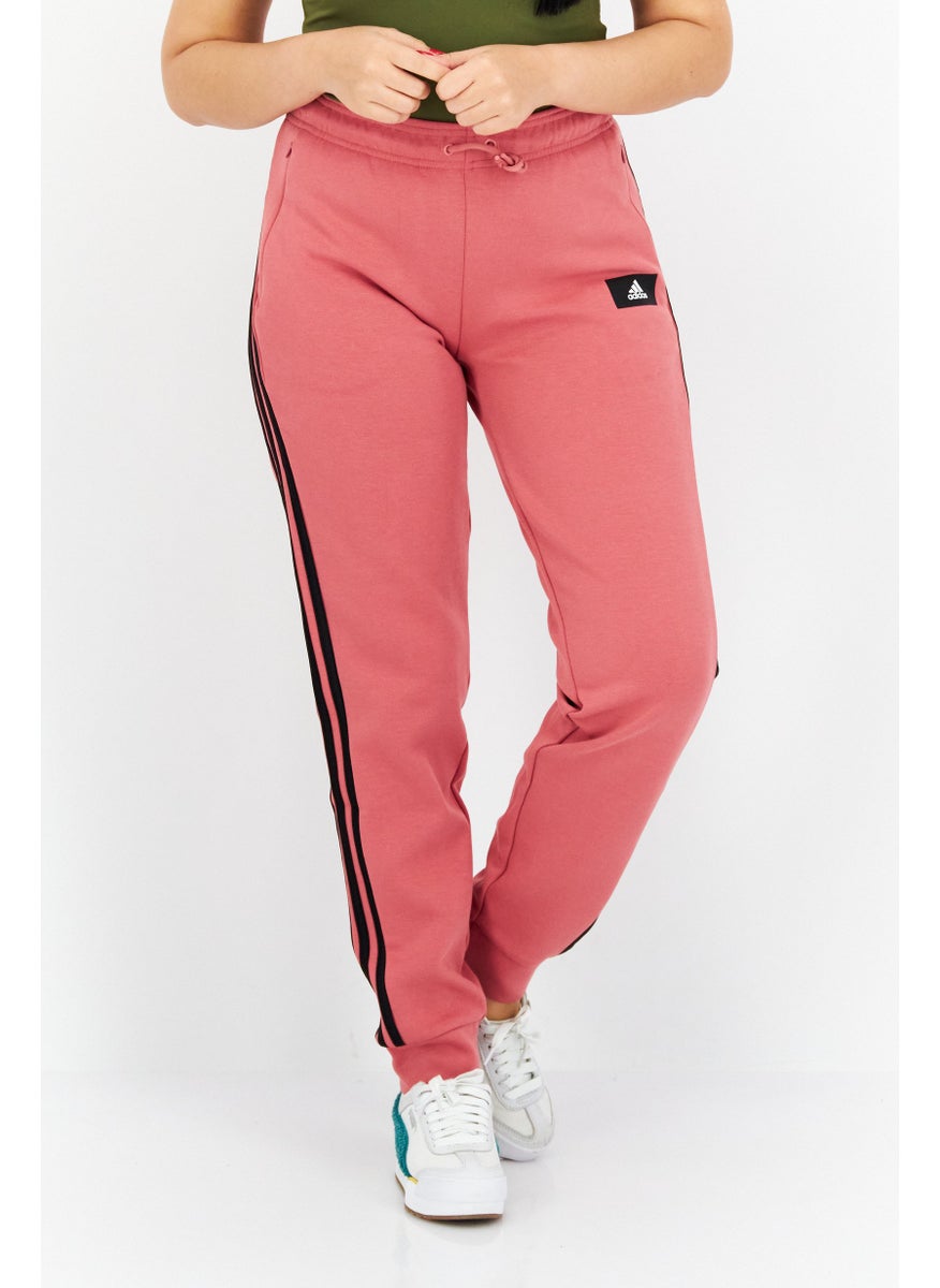 Adidas Women Sportswear Fit Brand Logo Training Sweatpants, Pink  - Image 1